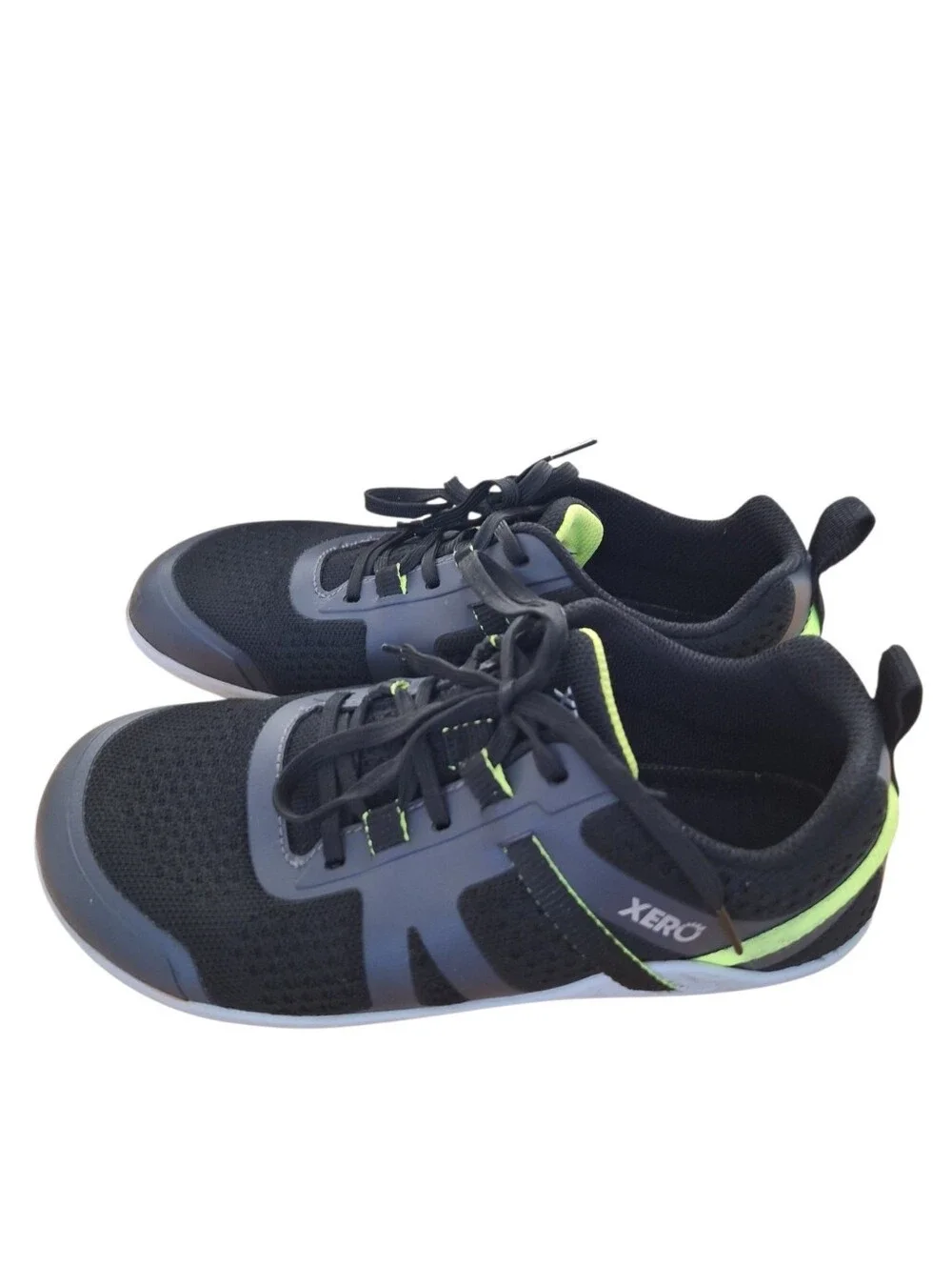 XERO Prio Women's Barefoot Running Athletic Shoes Black Gray Size 8